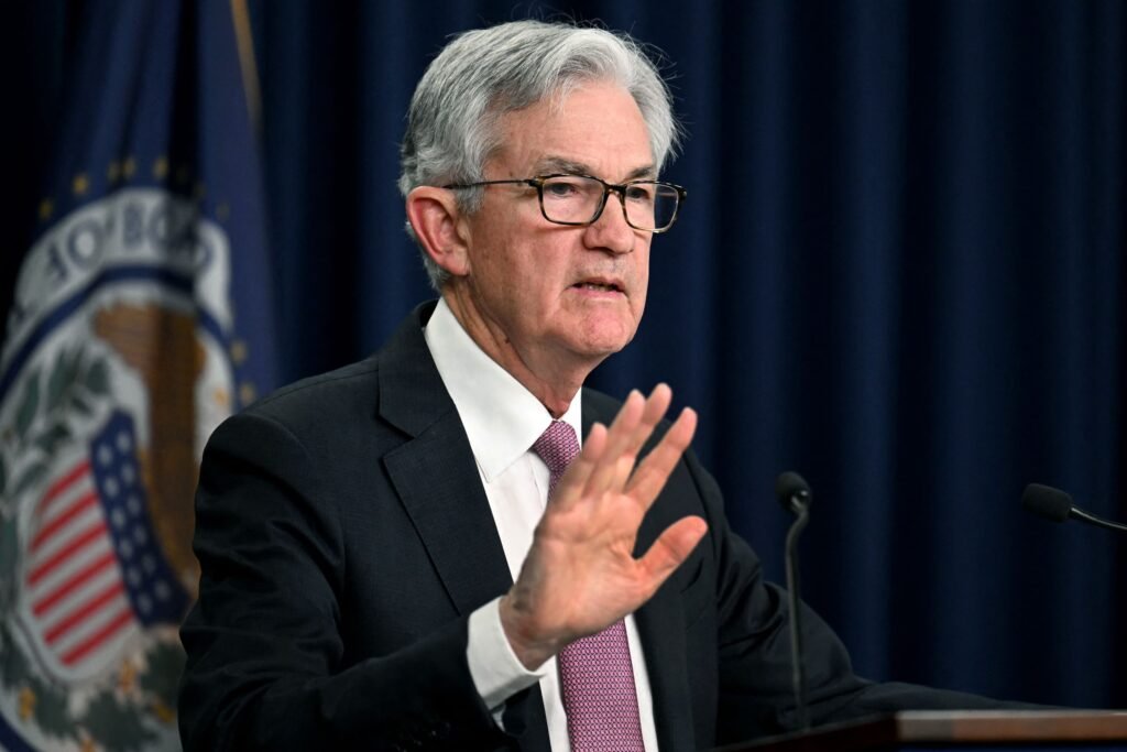 US Fed Chair Jerome Powell Addresses FOMC Outcome