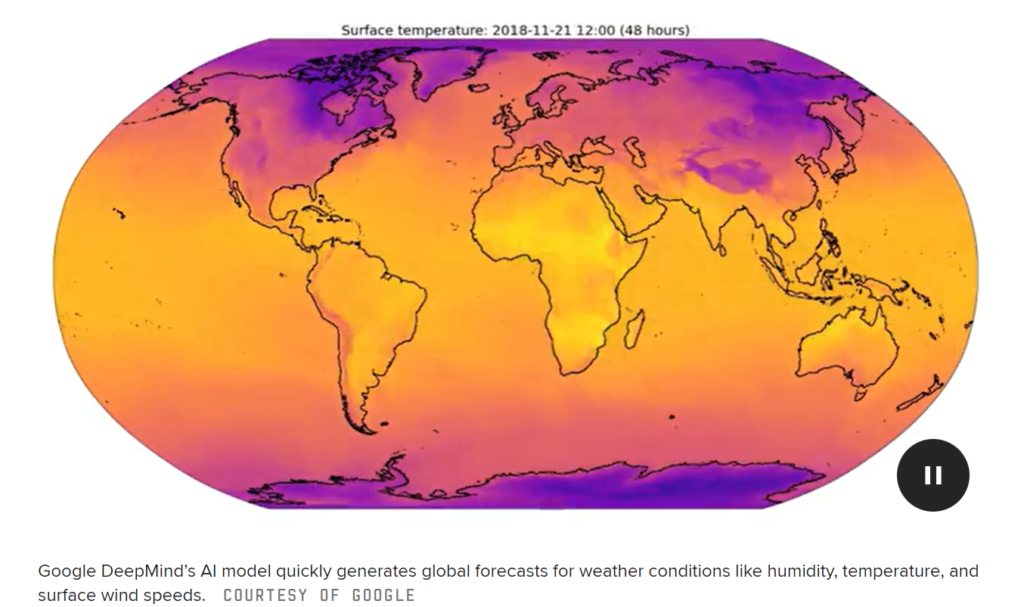 Google DeepMind AI's Superiority In Weather Forecasting